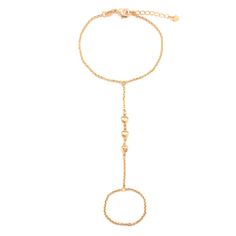 "18 Karat Gold Filled Heart Hand Chain Bracelet length: 7\" + 1.5\" Extension Finger Loop: 4\"  Material: 18 Karat Gold Filled, Hypoallergenic. Tarnish Resistant. Gold-filled does not de-laminate or peel like Gold plated Jewelry nor does it tarnish as readily as silver. Generally speaking, gold filled is better quality and will have a much longer lasting color than plated jewelry. Gold filled jewelry is an excellent option for those who wish to have a product of exceptional quality, beautiful an Adjustable Chain Bracelet For Valentine's Day Party, Adjustable Chain Bracelet For Party On Valentine's Day, Adjustable Chain Bracelet For Party, Valentine's Day, Adjustable Heart Bracelet With Extender, Adjustable Heart Bracelet With Delicate Chain For Valentine's Day, Adjustable Heart-shaped Chain Bracelets, Adjustable Chain Bracelet For Valentine's Day, Mother's Day Metal Bracelets With Adjustable Chain, Adjustable Chain Bracelet With Lobster Clasp For Valentine's Day