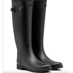 ad eBay - Find many great new & used options and get the best deals for Hunter Original Refined Rain Boots Black size 9 NWOB at the best online prices at eBay! Free shipping for many products! Rainboots Outfit, Rain Boot Outfit, Best Rain Boots, Hunter Refined, Ultimate Capsule Wardrobe, Rain Boots Women, Chelsea Rain Boots, Winter Capsule Wardrobe, Hunter Rain Boots