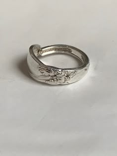 Handcrafted from a Community silver plate spoon, this floral delight is suitable for everyday and all occasions. Custom made for you in ring sizes 7 1/2 to 12. Please state ring size when ordering. Etsy Rings Silver, Wax Seal Ring, Spoon Ring, Spoon Rings, Everyday Rings, Ring Sizes, Jewelry Inspo, Dream Jewelry, Stylish Jewelry