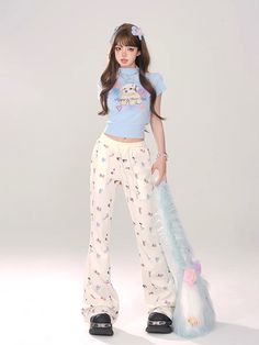 𝒜𝒷ℴ𝓊𝓉: Cotton, Polyester ♡ 𝓼𝓲𝔃𝓲𝓷𝓰 ♡ S: Waist: 64cm/25.2in. Hip: 92cm/36.2in. Length: 104cm/40.9in M: Waist: 68cm/26.8in. Hip: 96cm/37.8in. Length: 106cm/41.7in L: Waist: 72cm/28.3in. Hip: 100cm/39.4in. Length: 108cm/42.5in Sherpa Pants, Bratz Cloe, Smile Outfit, Fairycore Dress, Dark Academia Clothes, Academia Clothes, Fairycore Clothes, Soft Girl Clothes, Cottagecore Outfits