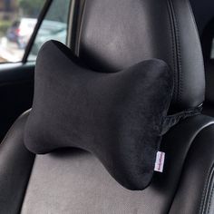 Bookishbunny Memory Foam Car Seat Head Rest Support Pillow Neck Pain Relief Bone Travel Cushion The Bone Shaped Car Pillow will provide you the support you lack, keeps your head in a better posture. Helps to restore neck's natural curve and alleviate neck and shoulder pain while driving. Our Neck Pillow is great for Traveling in the car. If your headrest adjusts in your car, you can use the strap to place on the headrest. Will work on most cars and trucks. Soft & Comfortable: Our Travel Neck Pil Memory Cases, Back Support Pillow, Neck Pain Relief, Neck And Shoulder Pain, Bad Posture, Neck Pillow Travel, Better Posture, Velour Fabric, Support Pillows