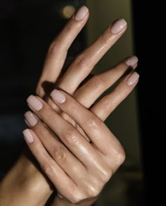 Nail Basic Color, Manicured Nails, Minimal Nails, Manicure Y Pedicure, Fire Nails