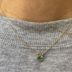 East West Emerald Necklace Elegant Oval Pendant Birthstone Necklace, Classic Emerald Necklace With Oval Pendant, Elegant Emerald Oval Pendant Necklace, Oval Bezel Set Emerald Necklace As Gift, Classic Oval Emerald Birthstone Necklace, Oval Bezel Set Emerald Necklace For Gift, Oval Emerald Necklace With Bezel Setting As Gift, Oval Fine Jewelry Necklace With Cable Chain, Elegant Oval Emerald Necklace With Bezel Setting