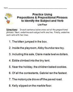 a worksheet with instructions on how to use it