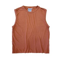 Malibu Muscle Tee – Jungmaven Everyday Soft-washed Brown Tops, Everyday Soft-washed Brown Top, Casual Brown Organic Cotton Tops, Casual Muscle Tee For Layering, Summer Soft-washed Brown Tops, Vintage Linen Tops With Relaxed Fit, Vintage Linen Top With Relaxed Fit, Vintage Tank T-shirt For Summer, Vintage Organic Cotton Summer Tops