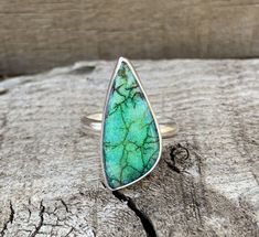 Unique Turquoise Opal Ring, Sterling Silver Teardrop Opal Ring, Teardrop Opal Ring In Sterling Silver, Elegant Nickel-free Chrysoprase Jewelry, Elegant Teardrop Opal Ring In Sterling Silver, Polished Chrysoprase Ring Jewelry, Iridescent Opal Jewelry For Anniversary, Unique Turquoise Opal Ring For Gift, Opal Jewelry With Polished Finish For Gift