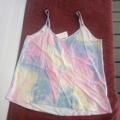 Tecrew Women's Tie-Dye V Neck Tank Tops Spaghetti Straps Shirts Summer Loose Sleeveless Blouse Size Large. Brand New!!! Multicolor Casual Tank Top For Loungewear, Casual Multicolor Tank Top For Loungewear, Multicolor Cami Top For Vacation, Multicolor Tank Top For Summer Loungewear, Trendy Multicolor Summer Camisole, Cotton Tie Dye Tops For A Day Out, Multicolor Sleeveless Tank Top For Loungewear, Multicolor Tank Camisole For Summer, Multicolor Camisole Tops For Summer