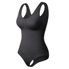 Solid Seamless Shapewear Bodysuit — Secret Slim Wear Seamless Shapewear, Shapewear Bodysuit, Work Out, Shapewear, How To Wear