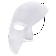 Enjoy a fantastic masquerade with a stylish mask! White Phantom Half Mask is primed and ready to decorate with paint, feathers, beads, fabric and more. Create an incredible design which fits your style and personality!       Dimensions:     Length: 8 1/4"   Width: 4 1/4"      Package contains 1 mask. Paperplate Mask, Paint Feathers, Lesson Plan Examples, Beads Fabric, Mask White, Survival Supplies, Mask Masquerade, Half Mask, Survival Equipment