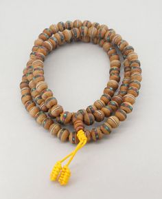 108 Bead Wooden Mala Buddha Groove, Turquoise And Coral, 108 Bead, Prayer Beads, Wooden Beads, Free Giveaway, Wood Beads, Mantra, Nepal