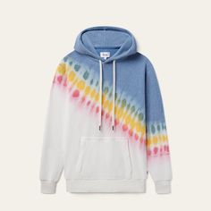 The Softest Hoodie Ever–now in exclusive, fresh summer colorways. Our custom developed BlanketBlend fabric combines the comfort of cotton, with the performance features of polyester finished off with a rare yarn & ButterWash process to create a super soft, durable hoodie for every occasion. ButterWashed to maximize softness wash after wash Pulled polyester + cotton for a fluffy outside Combed cotton for a smooth inside - moisture management Signature metal tip Feat laces Hidden accessories pocke Relaxed Fit Sweats With Kangaroo Pocket For Spring, White Cotton Hooded Sweats, White Cotton Hooded Sweatshirt, Summer Loungewear Hoodie With Drawstring Hood, White Relaxed Fit Hoodie In French Terry, Blue Summer Hoodie With Drawstring Hood, White Hoodie For Summer Streetwear, Sporty Multicolor Cotton Sweatshirt, Sporty French Terry Hoodie For Spring