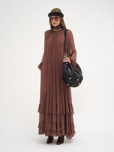 Pre-draped Silk Chiffon Maxi Dress For Spring, Pre-draped Maxi Cocktail Dress, Flowy Silk Pre-draped Maxi Dress, Spring Silk Chiffon Pre-draped Dress, Pre-draped Chiffon Maxi Dress For Gala, Pre-draped Chiffon Gala Dresses, Evening Georgette Maxi Dress, Georgette Maxi Dress For Evening, Chic Silk Chiffon Midi Dress