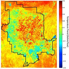 an orange and yellow map shows the area in which water has been released from it