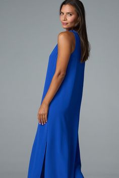 Our best-selling maxi dress is a summer staple. From weekend brunch to beach weddings, you'll wear this flowing style everywhere this season. ✓ All-Day Comfort ✓ Travel Friendly ✓ Day to Night ✓ Machine Washable DETAILS V neck Side slits FIT Regular fit True to size Model is 5'8" and wears size S MEASUREMENTS Length: 52" from shoulder (size S) FABRIC + CARE 100% polyester airflow Cold water wash on delicate. Line dry.