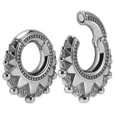 PRICES MAY VARY. Package included: 1 pair(2cps) stainless steel ear hanger weights, Simple design with body piercing jewelry for you, easy to slip in, but they don't fall out. Shipped with good gift box. It is a best gift for graceful lady ,attractive man man or treat for yourself. Gauge: 0g(8mm). It is a wearable part size, 2 qty of each size. Weight: 44g/unit. Material: Ntiallergenic and satisfaction guarantee implant grade steel AISI 316L,hiny and smooth without blemishes. Different colors ca Ear Guages, Graceful Lady, Stretched Ear Lobes, Dangle Plugs, Jewelry Kit, Helix Ear, Ear Hangers, Ear Weights, Body Jewelry Piercing