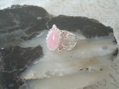 Rose Quartz Ring, victorian jewelry renaissance jewelry edwardian jewelry medieval jewelry art nouveau jewelry art deco neo victorian by Sheekydoodle on Etsy https://www.etsy.com/listing/230501421/rose-quartz-ring-victorian-jewelry Hippie Rings, Nouveau Jewelry, Edwardian Jewelry, Neo Victorian, Medieval Jewelry, Tees Pattern, Rose Quartz Ring, Art Nouveau Jewelry, Bohemian Rings