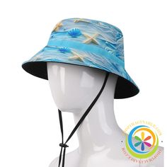 Unleash your inner mermaid or merman with our Under the Sea Bucket Hat! This unisex hat is a vacation favorite that will have you feeling like you're beachside any day. Its playful and colorful design ensures you'll stand out from the crowd wherever you go. Get ready to add some fun to your wardrobe! We create Funky Hats for EVERYONE which look amazing all the time...Wear them out for any occasion, any condition - new or old and of course, at any time of the year! Live life in full color with our Bucket Hats - one-of-a-kind creations to fall in love with. We can customize it with your face or any text - just get in touch we love doing custom designs for our customers! Stay comfortable and protected from the sun with our Bucket Hat made of soft and durable polyester material. It's lightweig Funky Hats, Hat Making, Under The Sea, Bucket Hat, Mermaid, Color Design, How Are You Feeling, Hats, How To Wear