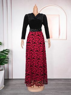 Elevate your fashion style with our luxurious Maxi Dress. Party Long Dress, Printed Velvet, African Maxi Dresses, Summer Retro, High Waist Dress, Ankara Dress, African Lace, Long Summer Dresses, Silk Maxi Dress