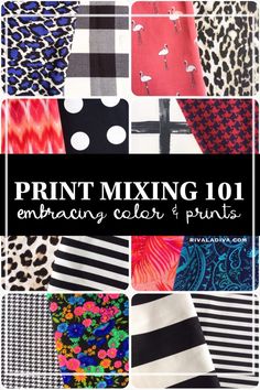 How to Mix Prints - Melly Sews Mixed Pattern Dress, Mixing Fabrics Patterns, Mixed Prints Outfit, Melly Sews