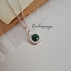 Hope Mikaelson & Hayley Marshall Legacies Inspired Moon Necklace EXCLUSIVE DESIGN BY L'ACCHIAPPASOGNI JEWELRY since 2020 © L'Acchiappasogni Jewelry (first published 04 Sept., 2020) Copyright Protected Hey, Legacies and The Originals fans, here's the jewel you're waiting for! An exclusive design available only in my shop, inspired by Hope Mikaelson's necklace, previously worn by her mother Hayley Marshall. This necklace is totally made of 925 sterling silver and it features a tiny moon pendan Sterling Silver Oval Necklace With Moon Charm, Hope Mikaelson Necklace, Blue Moonstone Necklaces With Moon Phase Detail, Sterling Silver Oval Pendant With Moon Charm, Sterling Silver Oval Moon Phase Necklace, Green Necklace With Moon Charm, Silver Moon-shaped Crystal Necklace With Gemstone, Silver Moon-shaped Amulet Necklace, Hayley Marshall