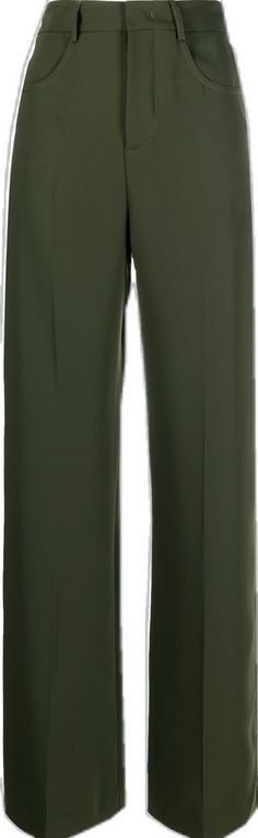 Straight Leg, Trousers, Collage, Green, Pins