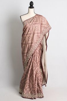 Blended Tussar Kutch Embroidery Saree in Brown, Indian Embroidery Saree Shipped from USA, Bengal Looms by BengalLooms on Etsy Festive Pre-draped Saree With Embroidered Border In Cotton Silk, Festive Cotton Silk Pre-draped Saree With Embroidered Border, Transitional Embroidered Slub Silk Pre-draped Saree, Traditional Cotton Silk Pre-draped Saree With Embroidered Border, Transitional Pre-draped Cotton Silk Saree With Embroidered Border, Embroidered Cotton Silk Pre-draped Saree For Navratri, Traditional Drape Cotton Silk Fabric For Reception, Traditional Drape Embroidered Cotton Silk Fabric For Reception, Reception Traditional Drape Cotton Silk Embroidered Fabric