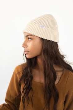 If you're looking for the latest beanie trend, Gigi Pip has you covered. Fisherman beanies are a unique, unisex style that you'll be seeing all over this winter. We're excited to bring you the Ash Fisherman Beanie, available in black, camel, oatmeal and olive with a Gigi Pip foldover lablel. This fitted cap style is perfectly edgy and on-trend. The Ash Fisherman Beanie is 100% acrylic and One Size. Check out the rest of our beanie collection here! Ash, Unisex Fashion, Camel, Winter Hats, Hats, Black