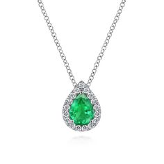 18 inch 14K White Gold Pear Shaped Emerald and Diamond Halo Pendant Necklace Formal Pear-shaped Gemstone Necklaces, Formal Pear-shaped Gemstone Necklace, Pear-shaped Emerald Gemstone Necklace For Formal Events, Pear-shaped Emerald Gemstone Necklace For Formal Occasions, Exquisite Pear-shaped Emerald Necklace For Formal Occasions, Elegant Pear-shaped Emerald Necklace For Formal Occasions, Elegant Formal Pear-shaped Emerald Necklace, Formal White Gold Pear-shaped Emerald Necklace, Elegant White Gold Teardrop Emerald Necklace