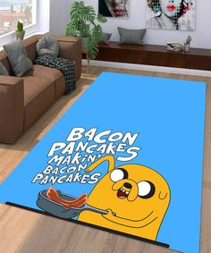 bacon pancakes jack adventure time Living room carpet rugs Bacon Pancakes, Pancakes And Bacon, Carpet Rugs, Room Carpet, Soapy Water, Living Room Carpet, Dinosaur Print, Dye Sublimation, Throw Rugs