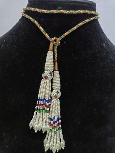 Adjustable Handmade Multi-Colour Beaded Tassel Necklace Rope | Indian Necklace Jewellery Cord with Beaded Tassel | 72 cm Long Western Necklace with Beaded Tassels Length can be personalized as per the need **Bulk Order Accepted**  Suitable for Daily Wear, Party, Marriage and all Formal occasion  For any Queries and Details please What's App**Hii** on +91-8094433355 Adjustable Multicolor Beaded Lariat Necklace, Adjustable Beaded Necklaces With Dangling Beads For Festivals, Adjustable Long Tassel Necklace With Dangling Beads, Adjustable Beaded Necklace With Dangling Beads For Festivals, Multicolor Beaded Lariat Necklace, Traditional Long Necklace With Beaded Chain And Round Beads, Multicolor Beaded Pearl Necklace For Celebration, Traditional Long Necklace With Round Beaded Chain, Traditional Long Necklace With Beaded Chain