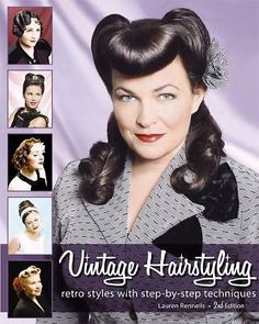 Find many great new & used options and get the best deals for Vintage Hairstyling : Retro Styles with Step-by-Step Techniques by Not Available (2009, Trade Paperback) at the best online prices at eBay! Free shipping for many products! 1930s Hair, Retro Updo, 1950s Hairstyles, Short Spiky Hairstyles, Victory Rolls, 1940s Hairstyles, Pin Curls, Punk Hair, Prom Dresses Vintage