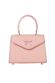 Handmade in New York, the Harrison is crafted with pink parfait calf leather. Featuring baby pink napa piping, signature bow detail, gold hardware and a magnetic snap closure. Elegant Pink Bag With Detachable Bow, Classic Pink Formal Bag, Classic Pink Bags For Formal Occasions, Classic Pink Bag For Formal Occasions, Feminine Pink Bag With Bow, Elegant Pink Bags With Leather Lining, Elegant Pink Bag With Leather Lining, Pink Parfait, Diy Gifts To Sell