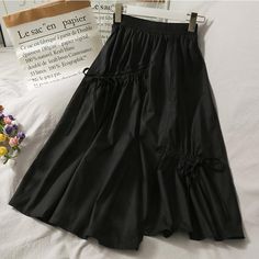 Cute A line short skirt fashion skirt Fabric: blended Color: brown, white, green, black, orange, khaki Size(cm): free size length 73 bust 56-66 Skirt Fabric, A Line Shorts, White Bow, Japan Fashion, Short Skirt, Black Orange, White Green, Skirt Fashion, Long Skirt