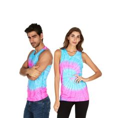 Be the life of the party in Daresay Tees Tie Dye T-Shirts that deliver cool, laid back and colorful vibes to your look. Brighten up your wardrobe with these far out shirts that provide an instant dose of happiness when you wear them. About This Product: 100% Cotton Sleeveless Hand Dyed Available in Adult sizes Small  XX-Large Taped Neck And Shoulders Our Tank Tops are made from soft, lightweight and breathable cotton, which makes it super comfortable in a variety of environments. The comfortable Stretch Multicolor T-shirt For Summer, Summer Multicolor Stretch T-shirt, Trendy Fitted Tops For Leisure, Multicolor Cotton T-shirt For Music Festival, Casual Tops For Summer Music Festival, Casual Cotton Tops For Music Festival, Casual Summer Tops For Music Festival, Summer Cotton Tops For Music Festival, Casual Tops For Music Festival In Spring