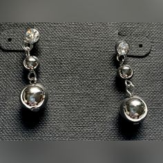 Genuine Crystal & Silver Tone Dangling Ball Drop Stud Earrings By Cookie Lee * Nwt * Rhodium Plated * Hypoallergenic With Cushioned Bullet Clutch Backs Bundle & Save On Shipping Plus The More You Treat Yourself The More You Save! Ask Me Any Questions. Your Satisfaction Is Important To Me! Packaged With Care Just For You! Fast Shipping Thank You For Visiting My Closet. No, It’s Never Too Soon To Come Back! Hypoallergenic Crystal Earrings For Party, Hypoallergenic Metal Earrings For Party, Adjustable Dangle Earrings For Evening, Adjustable Dangle Clip-on Earrings For Party, Adjustable Silver Earrings For Evening, Hypoallergenic Metal Clip-on Earrings For Formal Occasions, Adjustable Metal Clip-on Earrings For Party, Formal Hypoallergenic Metal Clip-on Earrings, Adjustable Nickel-free Sterling Silver Crystal Earrings