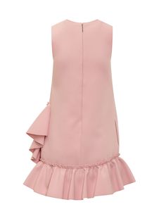 Pink Sleeveless Dress, Luxury Retail, Luxury Boutique, Fur Coat, Sleeveless Dress, Dress Outfits, Composition, Women Wear, Crew Neck