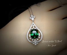 Spirit Art, Jewellery Pendant, Gemstone Meanings, Flower Style, Emerald Pendant, Emerald Necklace, Silver Box, Artisan Design, Flower Jewelry