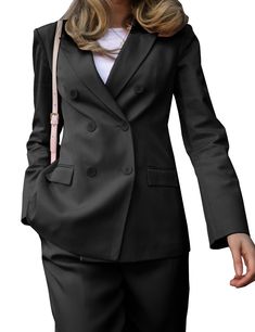 20% wool / 80% polyester. Flat. Include Blazer + Vest + Pants. Peak lapel. Center Vent. Double Breasted 4 Buttons. Real pocket. Full lined. Machine wash / Hand wash. Color or size customization please note in the order Womens Suit Vest, Buy Wedding Dress, Woman Suit Fashion, Suit Women, Peak Lapel, Mothers Dresses, Men’s Suits, Pink Blazer, Blazer Vest