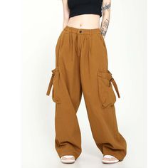 Unisex Retro Loose Wide-Leg Floor-Length Cargo Pants  Material: Cotton  Size: M, L, XL, 2XL Color: Brown Style: Cargo Pants Waist Type: Mid-High Waist  Season: Spring, Fall, Winter   Occasion: Leisure, Outdoor, Daily, Vacation, Fall Outfits Baggy High Waist Brown Parachute Pants, Brown Baggy Full-length Cargo Pants, Brown Baggy High Waist Cargo Pants, Baggy Brown High Waist Harem Pants, Baggy High Waist Brown Harem Pants, Brown Baggy High Waist Harem Pants, Baggy High-waist Brown Harem Pants, Baggy Brown Wide-leg Cargo Pants, Brown Baggy High-waist Harem Pants