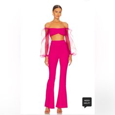 New With Tags, Never Worn. Nookie Illusion Pant In Neon Pink. Size M. Really Comfortable Pants, High Quality Materials. Great Amount Of Stretch. Chic Party Sets With High-waisted Pants, Sheer High Waist Bottoms For Evening, Chic Sheer Pants For Evening, Chic Sheer Evening Pants, Evening Sheer High-waist Bottoms, Spring High Waist Pantsuit For Night Out, Chic Sheer Pants For Night Out, High Waist Fitted Sheer Pants, Fitted Sheer Pants For Evening