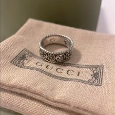 Reposhing This Item I Purchased From @Zoezhong9. Loved It, But Ready To Rotate For Something New. Questions? Leave A Comment Below! Gucci Rings, Signature Rings, Gucci Store, Snake Ring Silver, Diamond Heart Ring, Gucci Jewelry, Gg Logo, Snake Ring, White Gold Diamond Rings