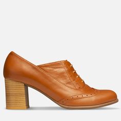 Heeled oxford shoes womens | Handmade by Women Artisans | Julia Bo - Julia Bo - Women's Oxfords Heeled Oxford Shoes, Heeled Brogues, Oxford Shoes Heels, Custom Made Shoes, Leather Boots Heels, Oxford Heels, Boots Women Fashion, Women Oxford Shoes, Custom Shoes