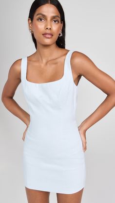 Fast Free Shipping & Free Returns on SIR. Iris Tie Mini Dress at Shopbop. Shop new arrivals from SIR. at Shopbop.com Sir The Label, Fashion Tape, Swimsuit Cover Ups, China Fashion, Swimsuit Cover, Healthcare Professionals, Square Neckline, The Label, Stretch Fabric