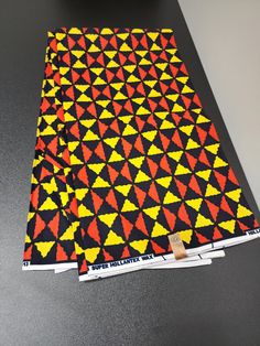 DESCRIPTION African Ankara Fabric. This is high quality African print is 100% cotton and it's 45 inches wide. It is used for making African Clothing, African quilts, & For Home decoration. FYI: Print is Double sided. The listing is for 6yards Each piece of fabric measures: 210-216in by 45in for 6yards If you purchase more than one yard, you will receive one continuous piece. *If you require more than what I have listed, feel free to send me email. CARE INSTRUCTIONS:•DO NOT BLEACH•Hand wash with cold water and mild soap or Dry clean•Press with warm iron on the wrong side only. Color may be different due to your monitor Yellow Cotton Fabric With Geometric Pattern, Yellow Geometric Pattern Cotton Fabric, African Quilts, Clean And Press, Ankara Print, African Ankara, Ankara Fabric, African Clothing, Mild Soap