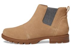 PRICES MAY VARY. Rugged & Timeless Chelsea Boot: This waterproof Chelsea boot offers rugged support when you're on the move, making these boots perfect for running errands in cold and wet weather; the Emelie boot is waterproof Waterproof Chelsea Boots: The SOREL fashion boot has a leather upper for durability and style; the winter boot has a canvas and synthetic lining Emelie Waterproof Chelsea Boots: This women's shoe has a rubber outsole for reliable traction; this leather boot has a rubber midsole for shock absorptrion and cushioning Chelsea Boots from SOREL: This slip-on timeless waterproof boot is easy to slip into and take off, making it perfect for busy days; the waterproof Chelsea boot features a leather wrapped heel and molded Evertread rubber outsole Shoes for Functionality & Fas Warm Boots Women, Cold Weather Shoes, Chelsea Boots Women, Warm Boots, Wrap Heels, Sorel Womens, Wet Weather, Leather Boot, Chelsea Boot