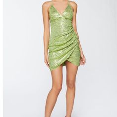 Fun Dress For A Night Out, Girls Night To Dress Up Or Down Fitted Green Dress For Night, Fitted Mini Dress For Night In Spring, Fitted Mini Dress For Spring Night, Flirty Mini Dress For Spring Nights, Flirty Spring Mini Dress For Night, Spring Night Mini Dresses, Flirty Night Dresses For Spring, Flirty Spring Night Dress, Sequence Short Dress