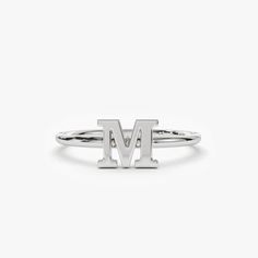 Item Details

Gold Kt: 14K Solid Gold
Width of Band: 1.2MM
Size of Letter: 5mm


Show off your personalized style in our gold initial ring. The ring features a solid gold design available in any letter of your choice. Dainty and chic, this gold letter ring can be worn to represent the one you love or as a fashion piece that's all about you. Gold Initial Ring, Measure Ring Size, Letter Ring, Gold Letter, Initial Ring, Local Jewelry, Gold Initial, Gold Letters, Initial Letter