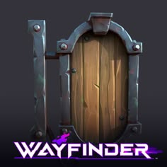 the logo for wayfinder, an upcoming mobile game that has been released on steam