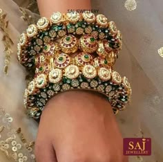 Handmade item Kundan Bridal gold kada, Jadau bangals, Kundan Jewelry, Rajwada kada, wedding jewelry,Bangles,Traditional Jewelry/ Bangals for Bridemaids Inspired from the film Padmavat Screw lock bangles with ruby detailing in royal rajwadi style size  All Size Available 2.4, 2.6, 2.8 Fashion Empire Studio gives you new look, Made of high quality material(s).  This is very Designer, Tradition Kada . Every Women wants Wear Something new and Stylish Items so this is only for u. Its A Choice Of Many Bollywood Celebrities. Trust me, it is more Beautiful in Real another the Picture  Designed By Master Craftsmen. Based On Indian beautiful Jewelry with a touch of the a contemporary art. Close Up Pictures Taken To Show Details In Item, So Item May Looks Larger. Please Read Above Descriptions For Si Meenakari Bangles, Gold Kada, Bridal Jewellery Design, Kundan Jewelry, Style Royal, Pearl Bangle, Stone Bangle, Bangles Jewelry Designs, Bridal Bangles