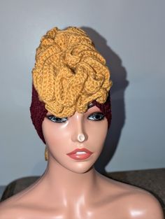 Handmade crochet ruffle mohawk hat.  This stylish hat would be the perfect accessory to any outfit.  All color combinations available. Crochet Mohawk Hat, Crochet Mohawk, Crochet Ruffle, Norfolk Va, Stylish Hats, Skull Cap Beanie, Skull Cap, Norfolk, Handmade Crochet